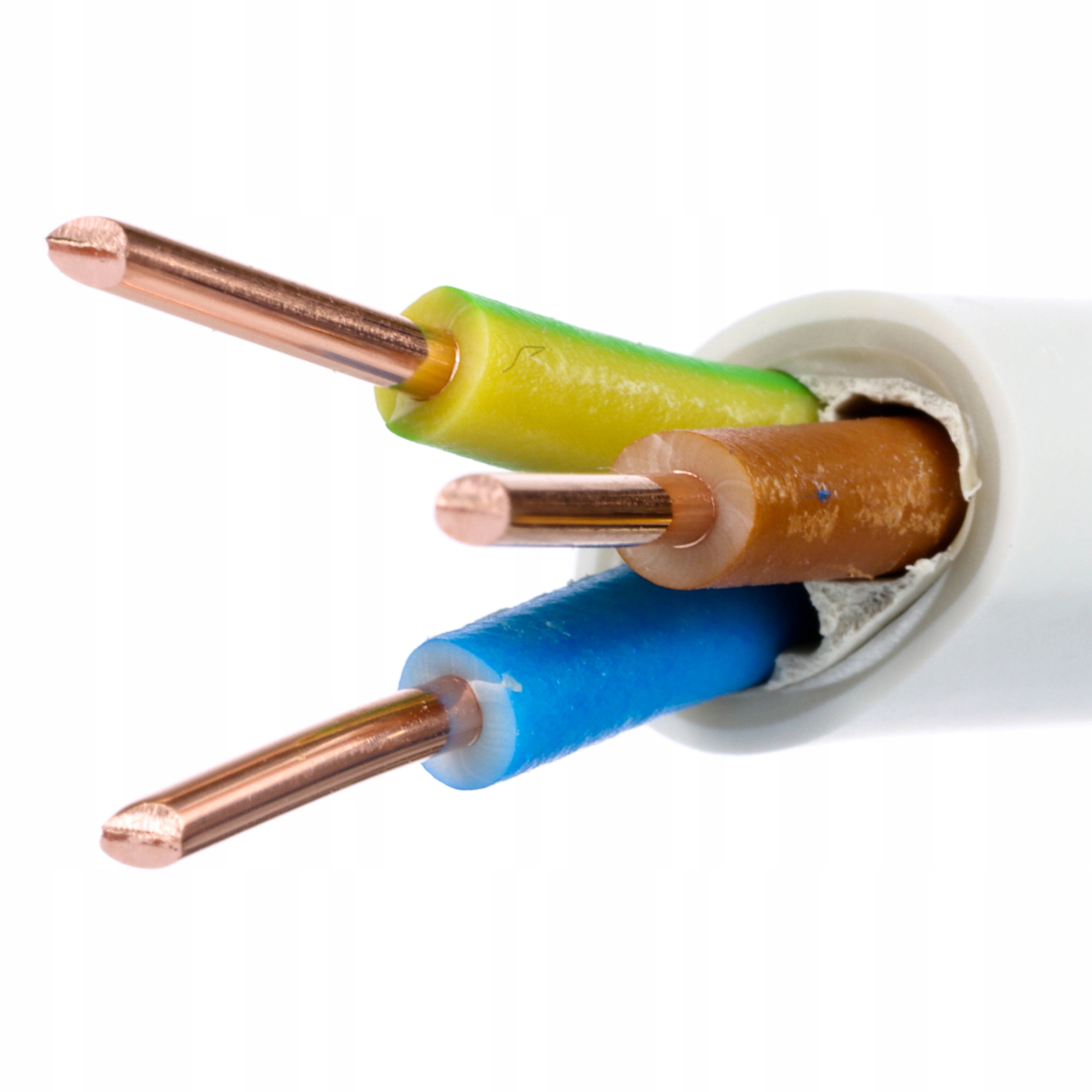 Nkt Przewód instalacyjny okrągły Ydy 3x1,5 ---25m