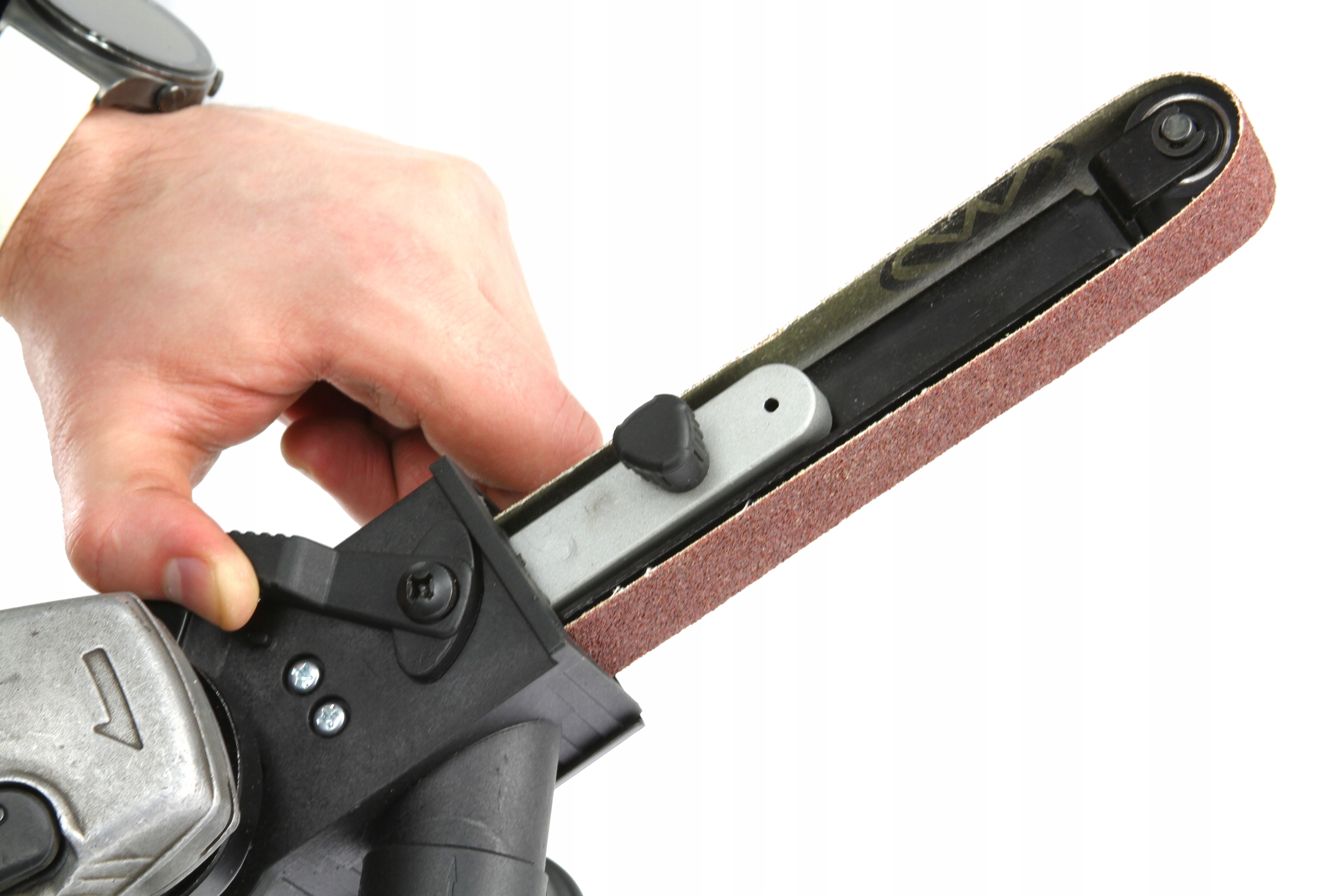 PRZYSTAWKA SZLIFIERKI DO SZLIFOWANIA POLEROWANIA SPAWÓW RUR PILNIK TAŚMOWY Kod producenta M04115