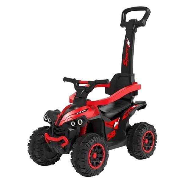 Jeździk Dziecięcy Z Rączką Czerwony, Baby MIX