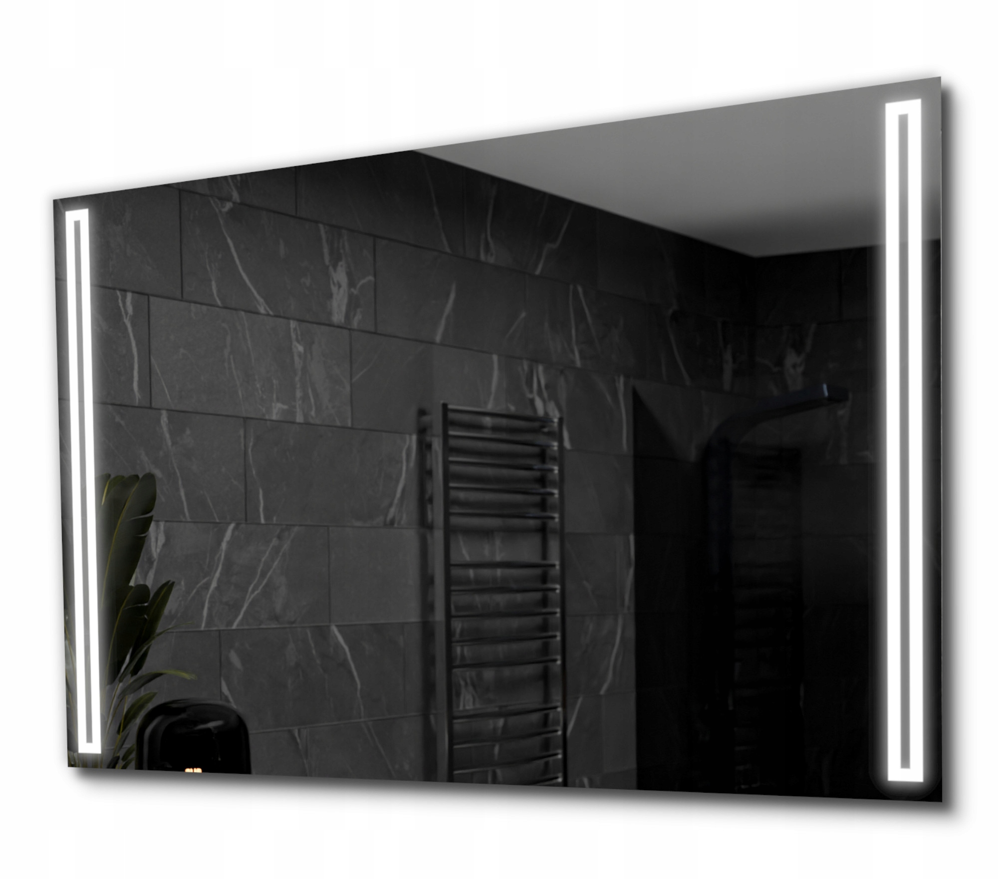 Lustro Łazienkowe Podświetlane LED 130x100 ROMA