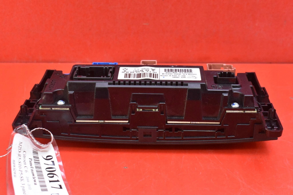control panel air conditioning devices KLIMY 96573328ZD CITROEN C6 1 and 04-12