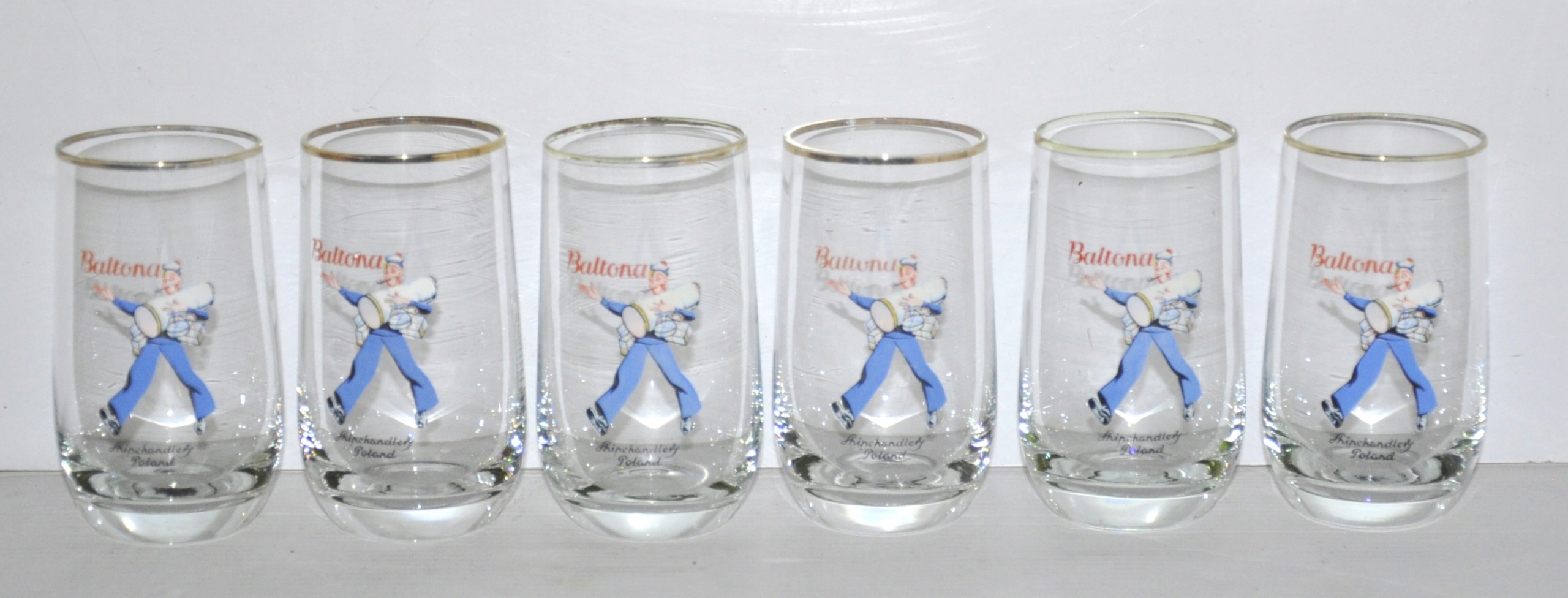 BALTONA SZKLANKI REKLAMOWE 6 SZT.