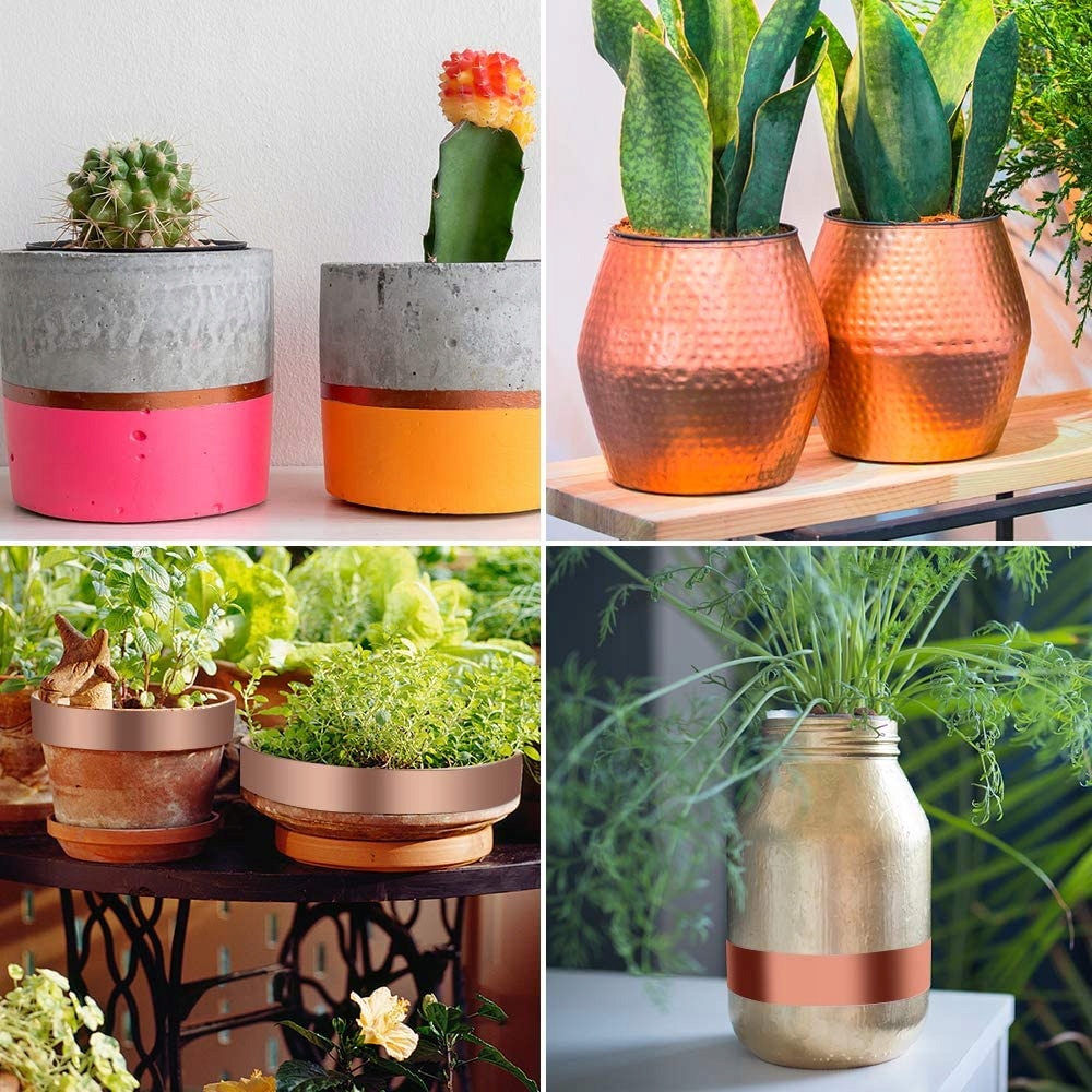 MIEDZIANA TAŚMA NA ŚLIMAKI SAMOPRZYLEPNA 3 CM×30 M Marka bez marki