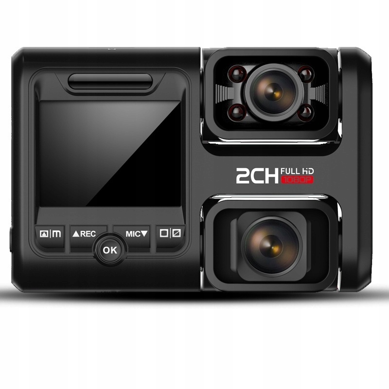 Dual Lens Car DVR Dashboard Camera GPS Wifi Video