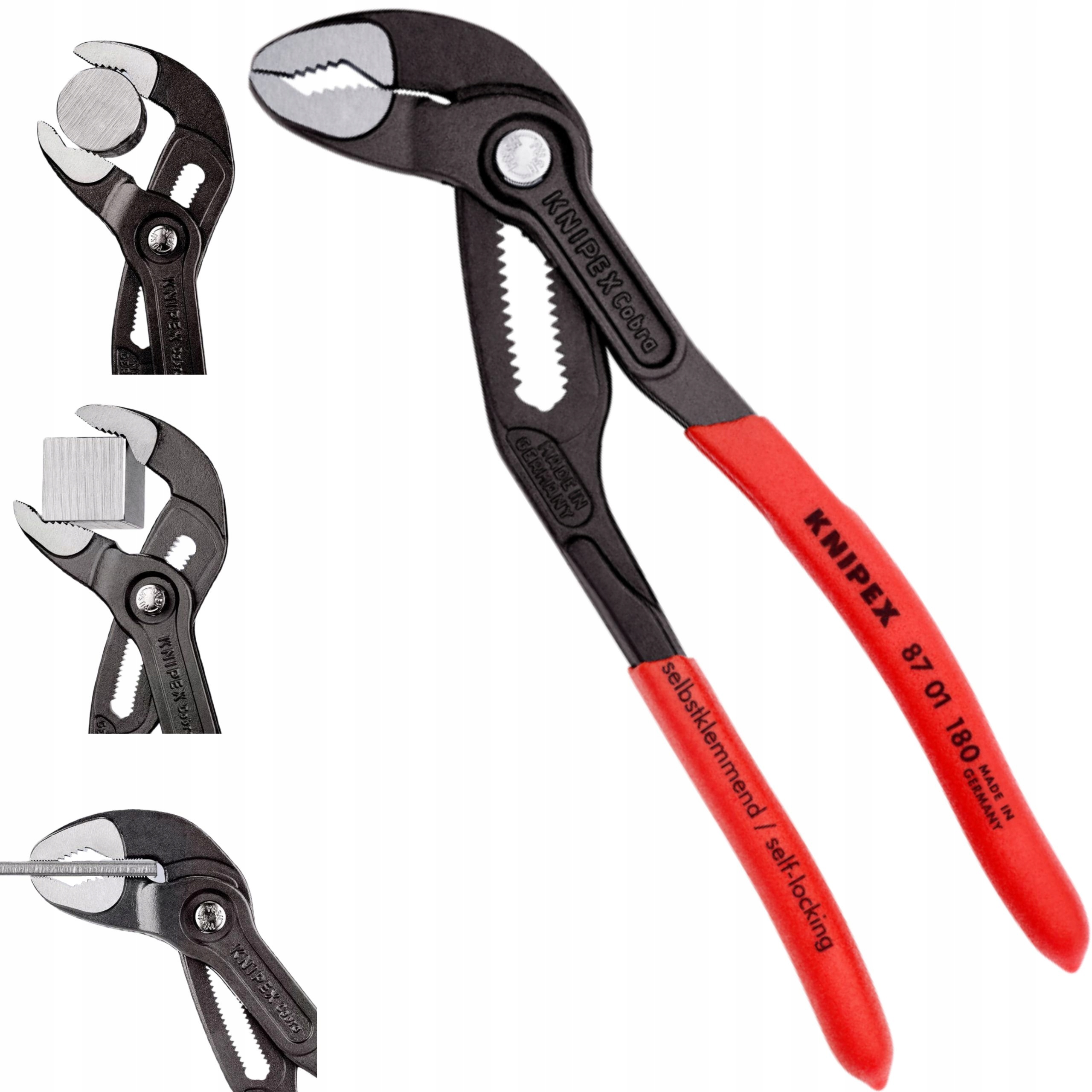 

Szczypce Knipex Klucz Nastawny Cobra Do Rur 180MM