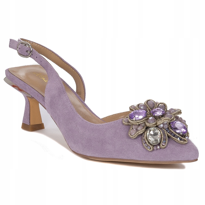 Alma En Pena Półbuty Czółenka Lilac V23170 r.36