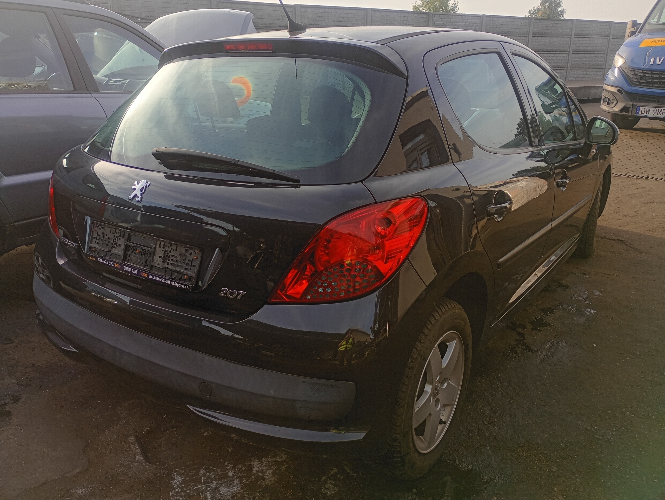 bumper rear rear part Peugeot 207 06-13 code lakieru EXLD