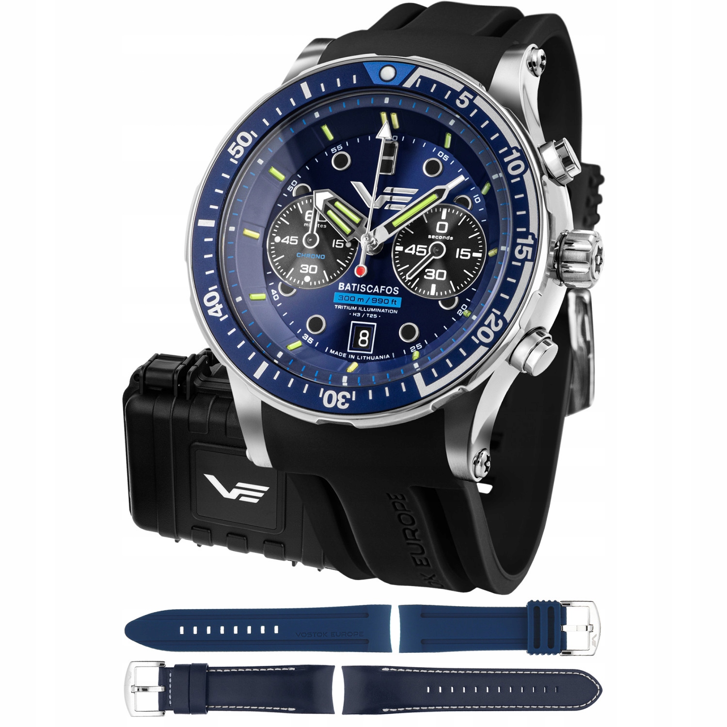 Pánské Hodinky Vostok Europe 6S21-511A772SB s černým řemínkem