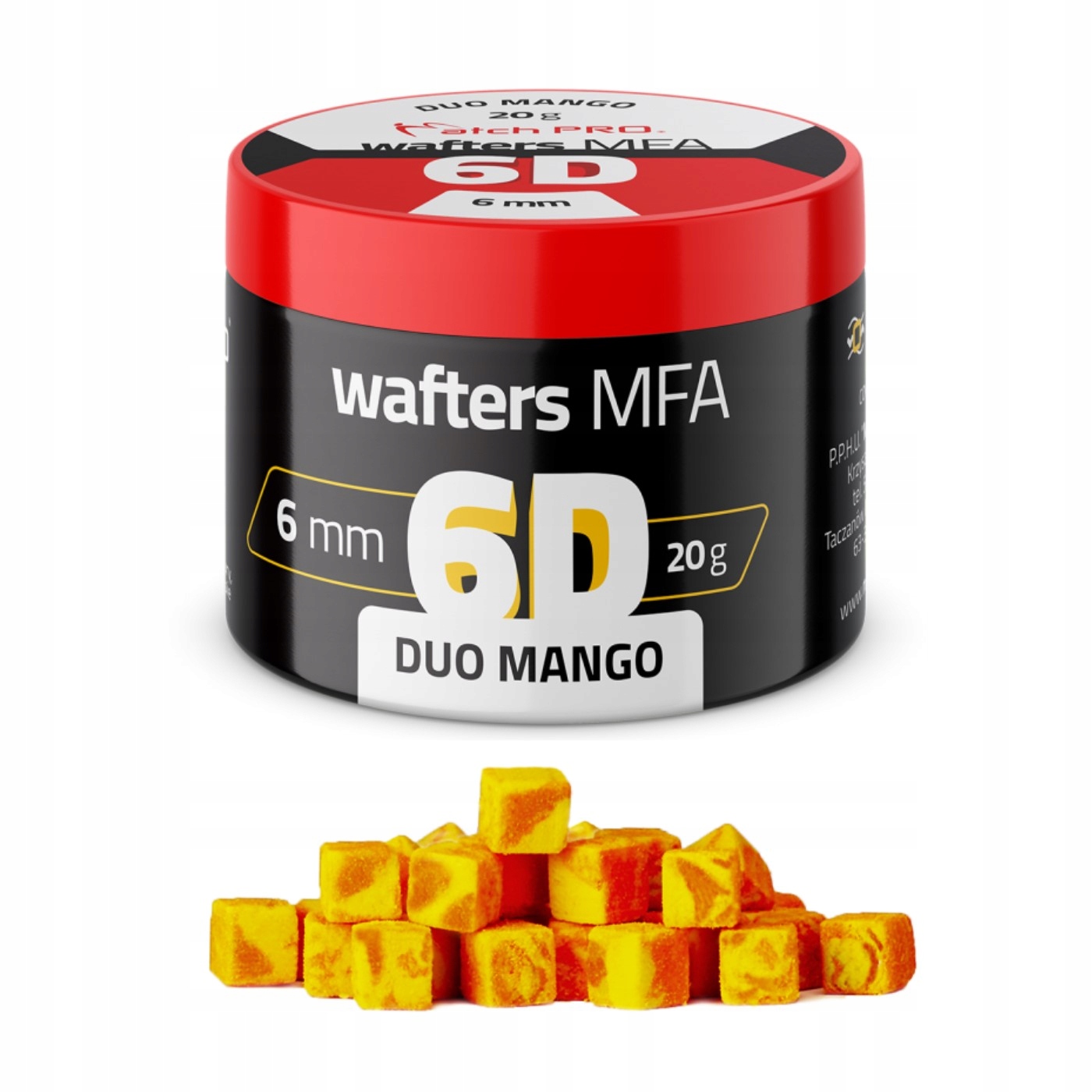 6D Wafters Mfa Duo Mango 6x6mm 20g MatchPro