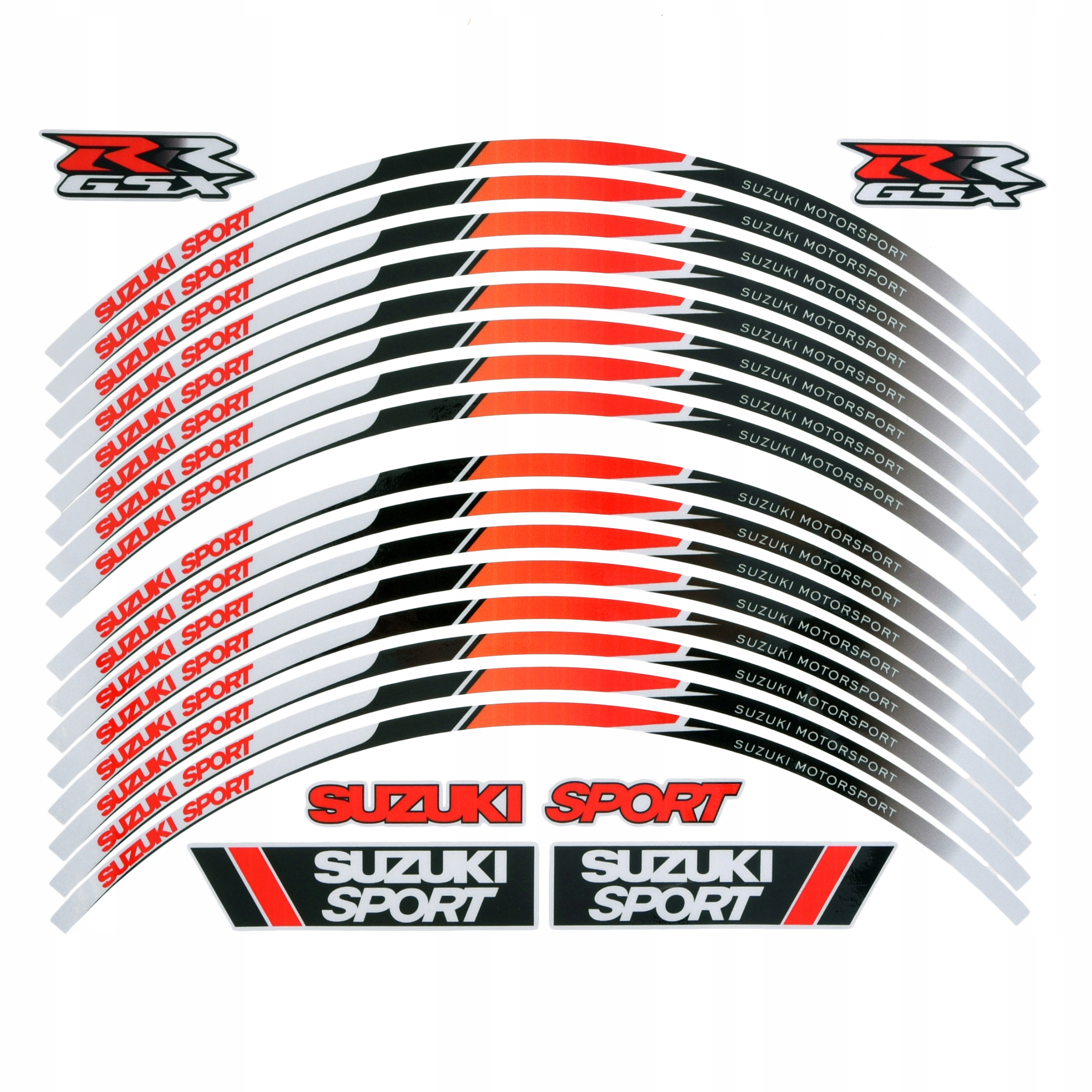 NAKLEJKI NA FELGI PASKI KOŁA YAMAHA SUZUKI APRILIA