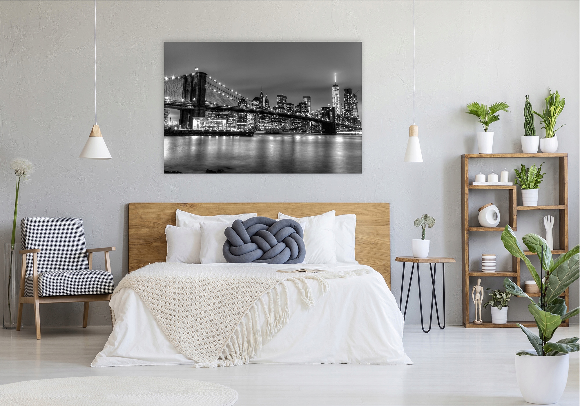 Obraz na płótnie most Nowy Jork Manhattan Nowoczesny na ścianę 120x80 Marka Printedwall
