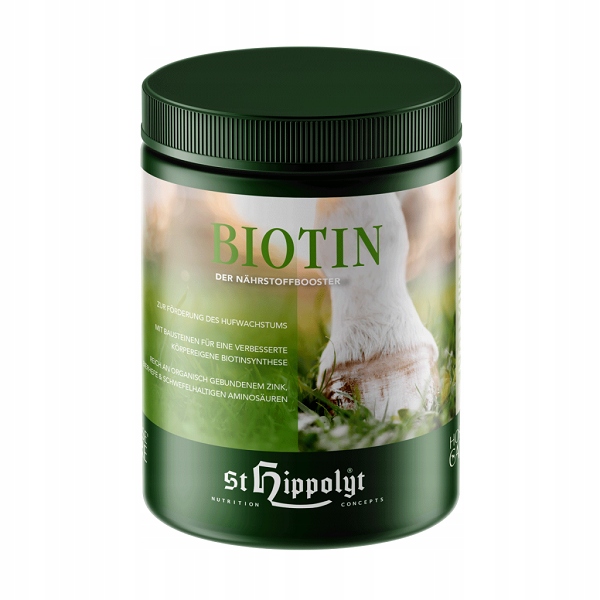 St.Hippolyt Biotin suplement dla koni z biotyną cynk i dl-metionina 1 kg