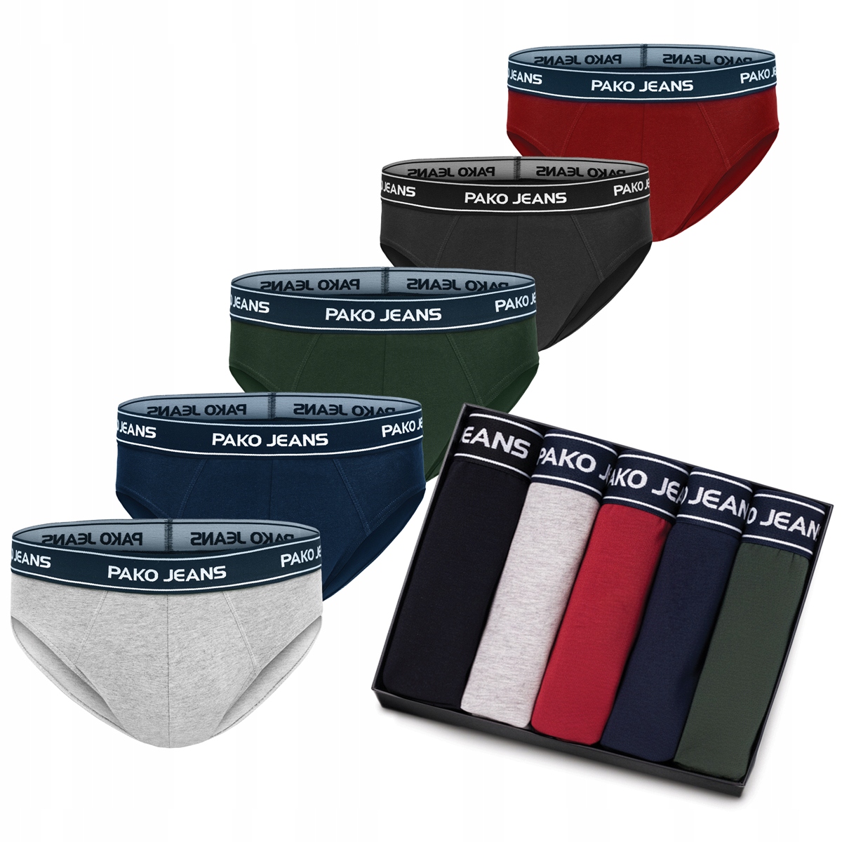 Slipy Slipy kalhotky Tools Bavlněné Set 5 ks Krabička Pako Jeans