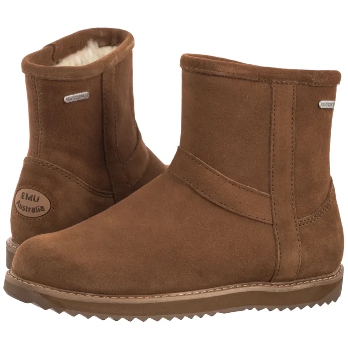 Boty na zimu Obuv Kotníkové Boty Emu Australia Banks Chestnut W13216 Hnědá
