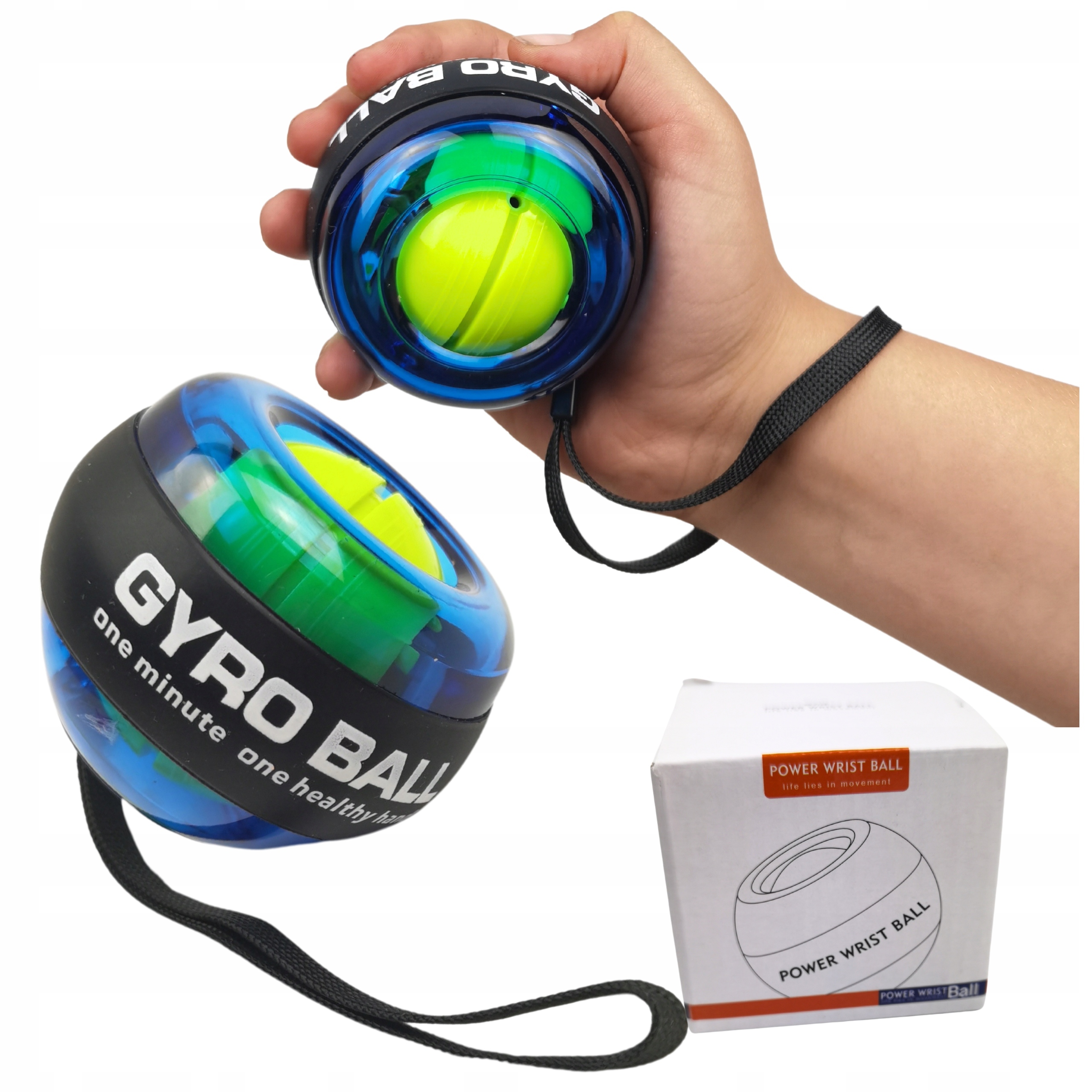 Kulka żyroskopowa Gyro Ball do treningu nadgarstka do Treningu Fit