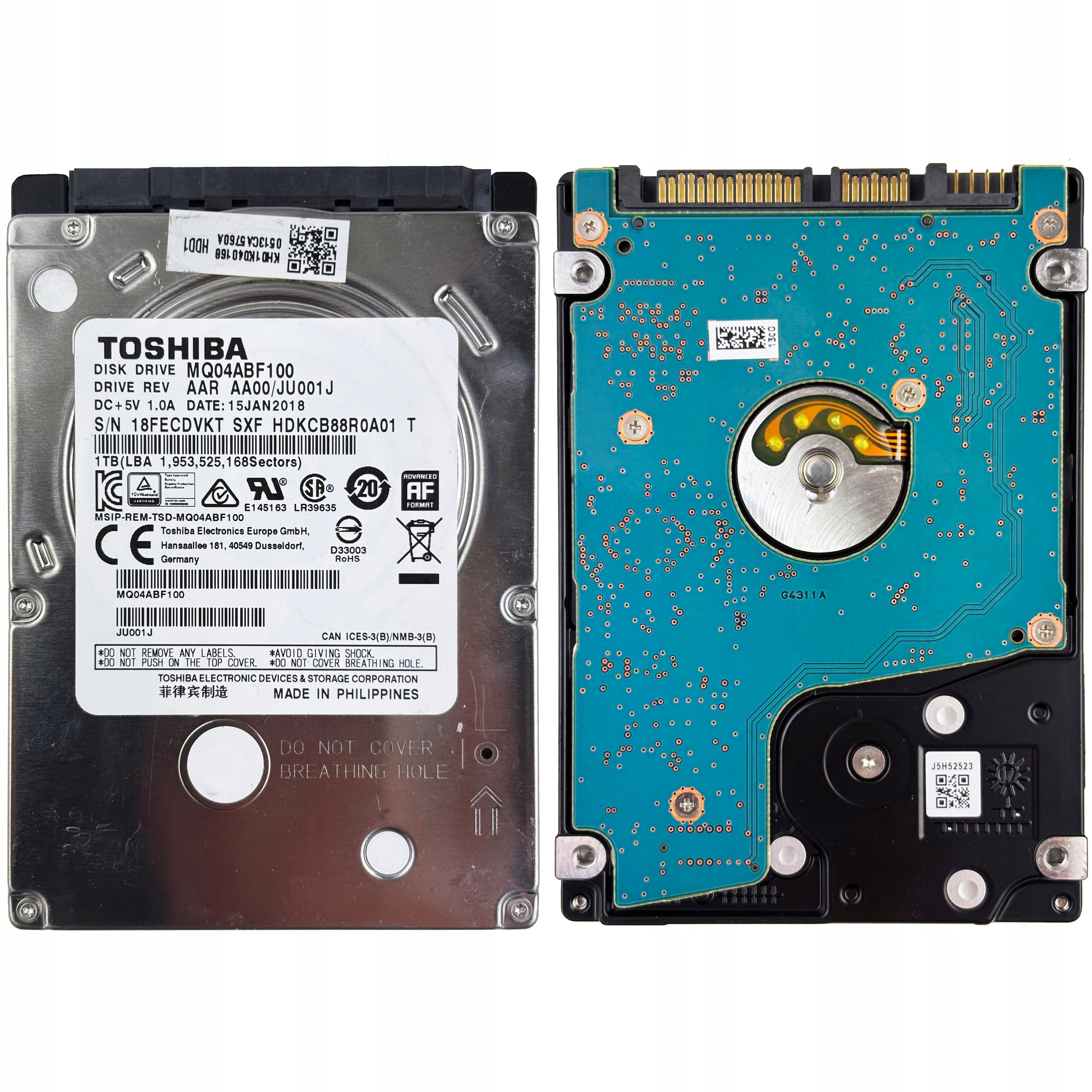 TOSHIBA HDD 1TB 4個セット TOSHIBA HDD 1TB 4個セット 東芝(TOSHIBA