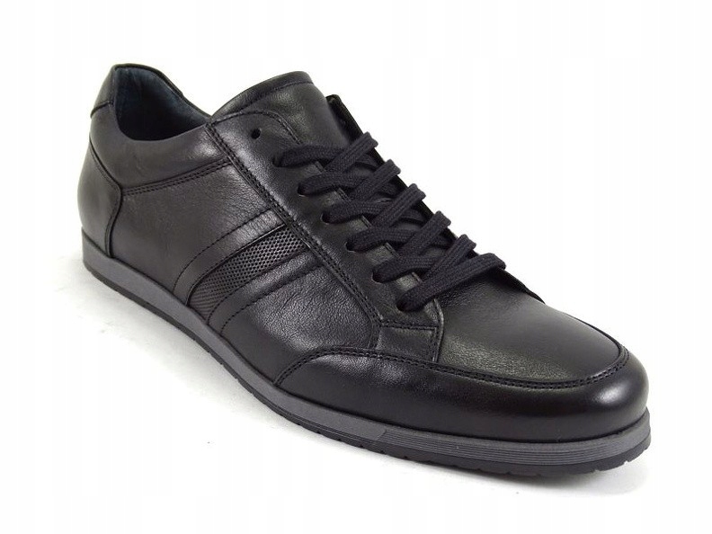 Pilpol PC053 pánské sportovní kožené polobotky 43