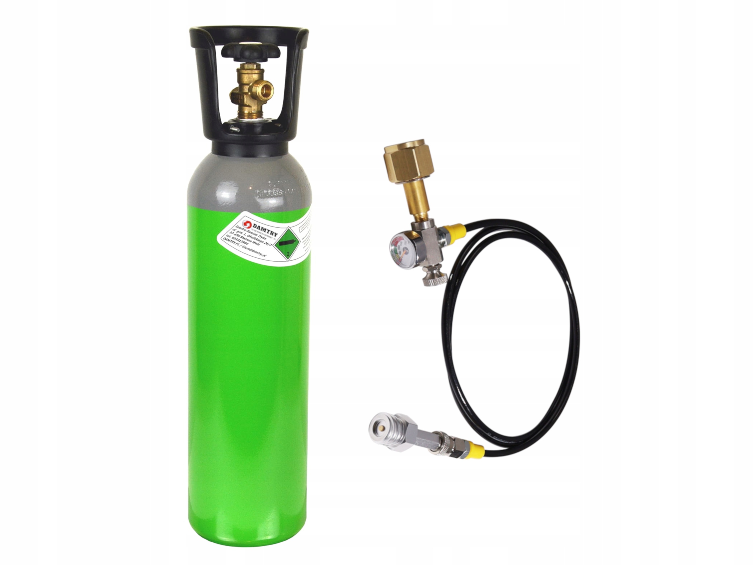 Fľaša CO2 5L kábel 2,5 m pre Tr21x4 Twist