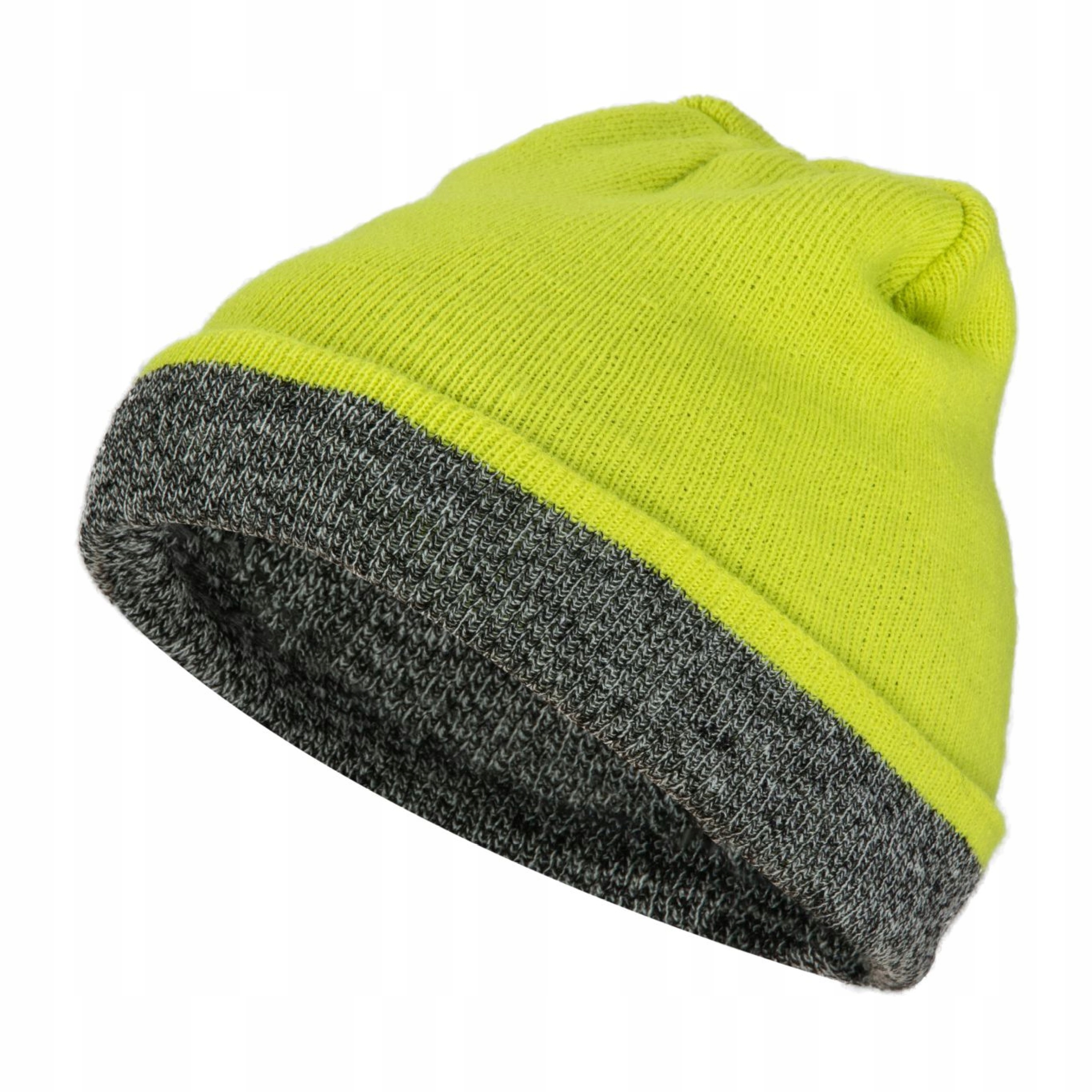 Czapka robocza zimowa męska damska DWUKOLOROWA DWUSTRONNA CIEPŁA na zime Model DUALCOLOR