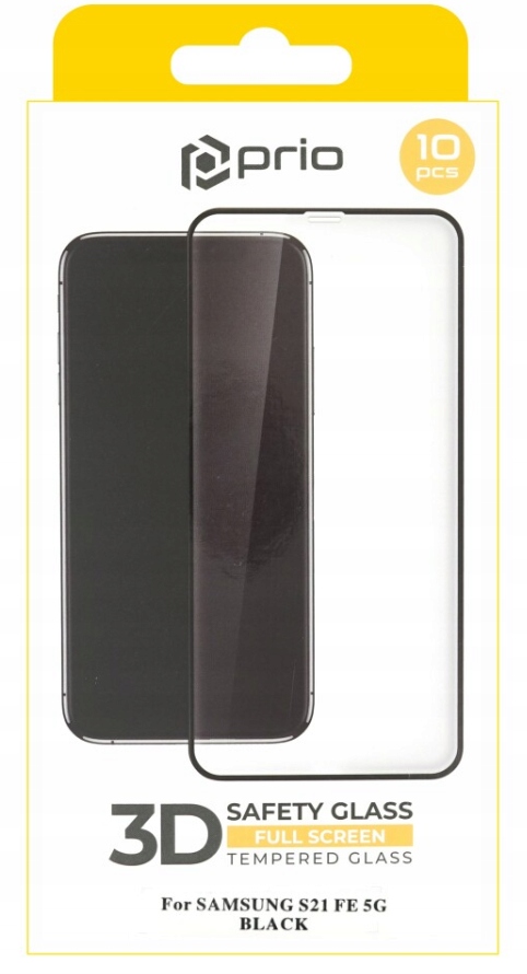 10 kusů Tvrzené Sklo 3D pro Samsung S21 Fe 5G