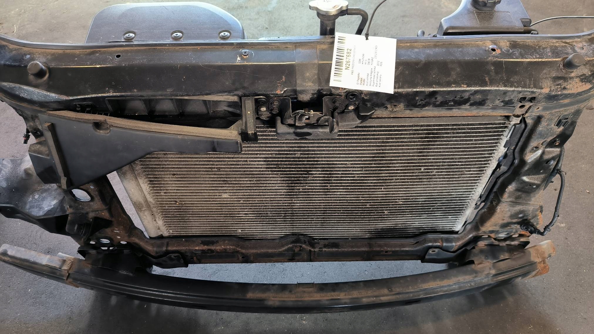 support panel for radiators radiator HYUNDAI H1 II