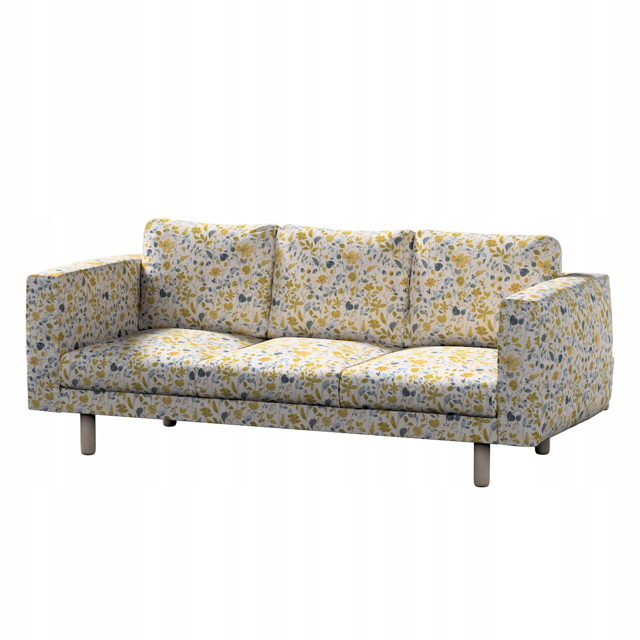 Potah na 3-místnou pohovku Norsborg Ikea žluto-modrý