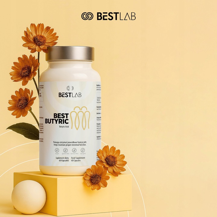 BESTLAB BestButyric Suplement diety Błonnik Na jelita 60 kaps Marka Best Lab