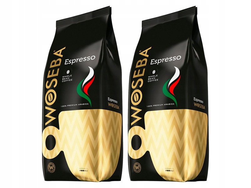 Kawa ziarnista Woseba Espresso Arabica 2 x 1 kg