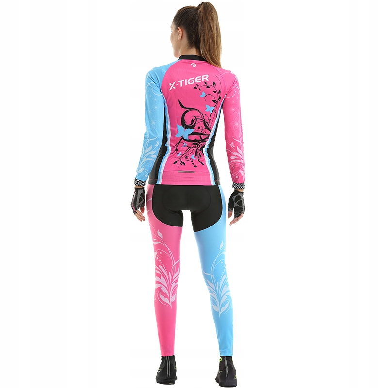 BLUZA ROWEROWA ROWEROWA DAMSKA ZIMOWA OCIEPLANA DOBRA AERODYNAMIKA PRO L Płeć kobieta