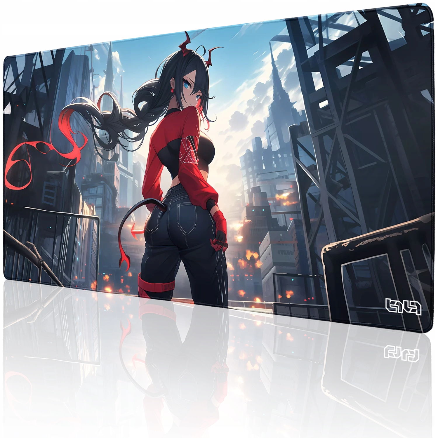 Herní Podložka Pod Myš Ďábelský pohled 100x50 Tilt Dárek Velký