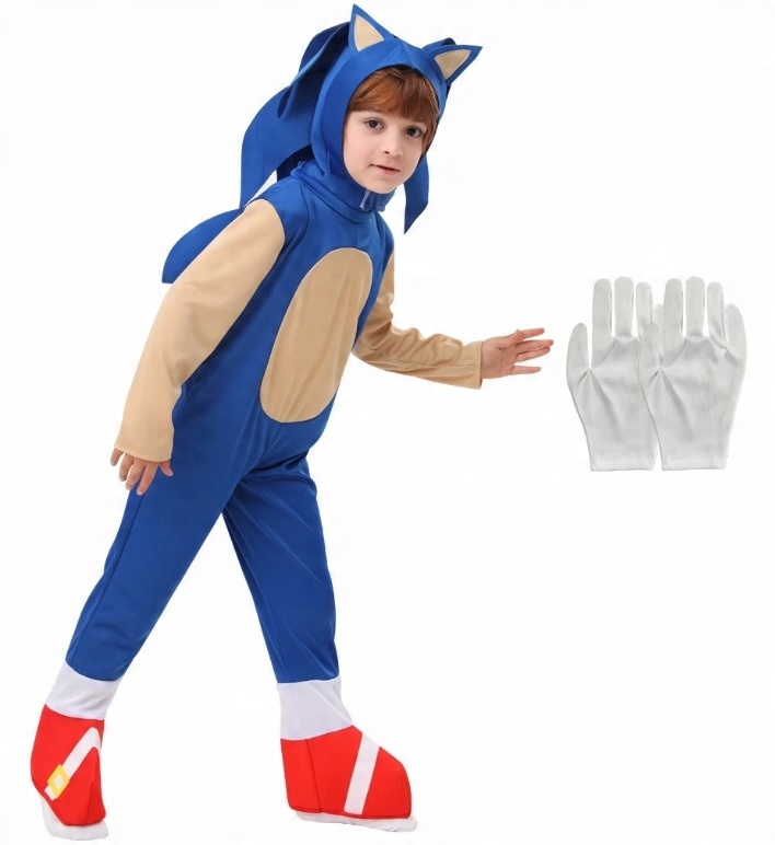 

Strój Kostium Jeżyk Sonic Cosplay Anime 146/152