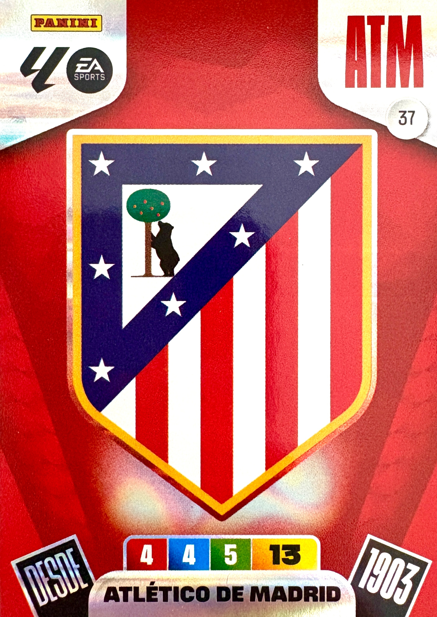 La Liga hiszpańska 2025-26 2026 herb Logo 37 Atletico De Madrid