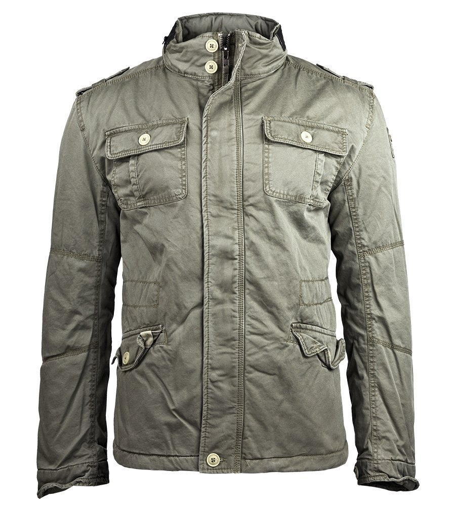 Brandit Pánská Bunda Parka Khaki S Zateplením Plus Size 4XL 6BB