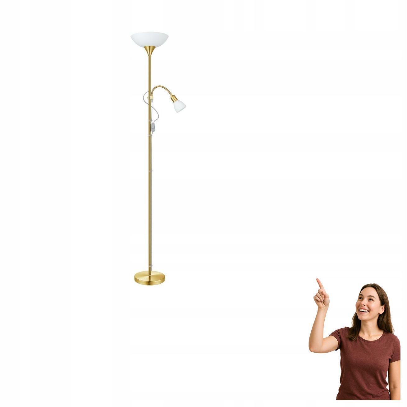 Podlahová lampa Up 2 82843 Eglo