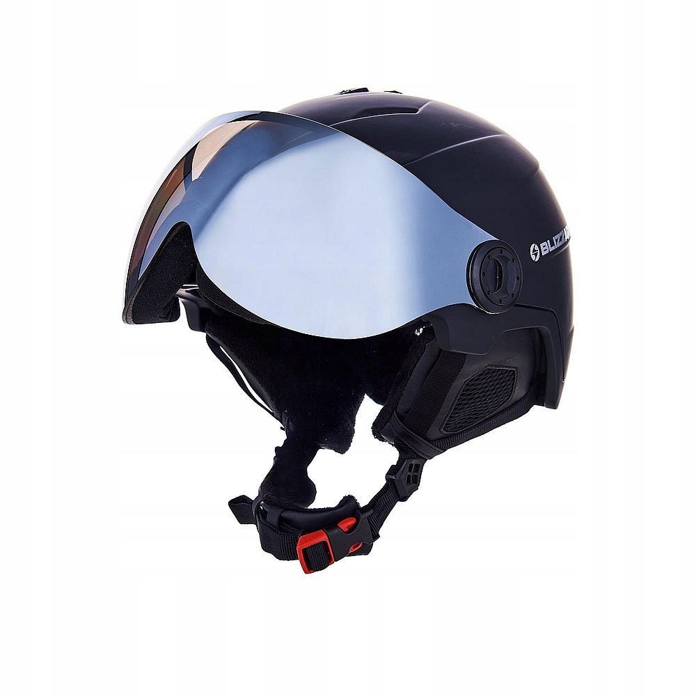 Lyžařská přilba s přilbou Blizzard Double Visor Black Matt 60/63