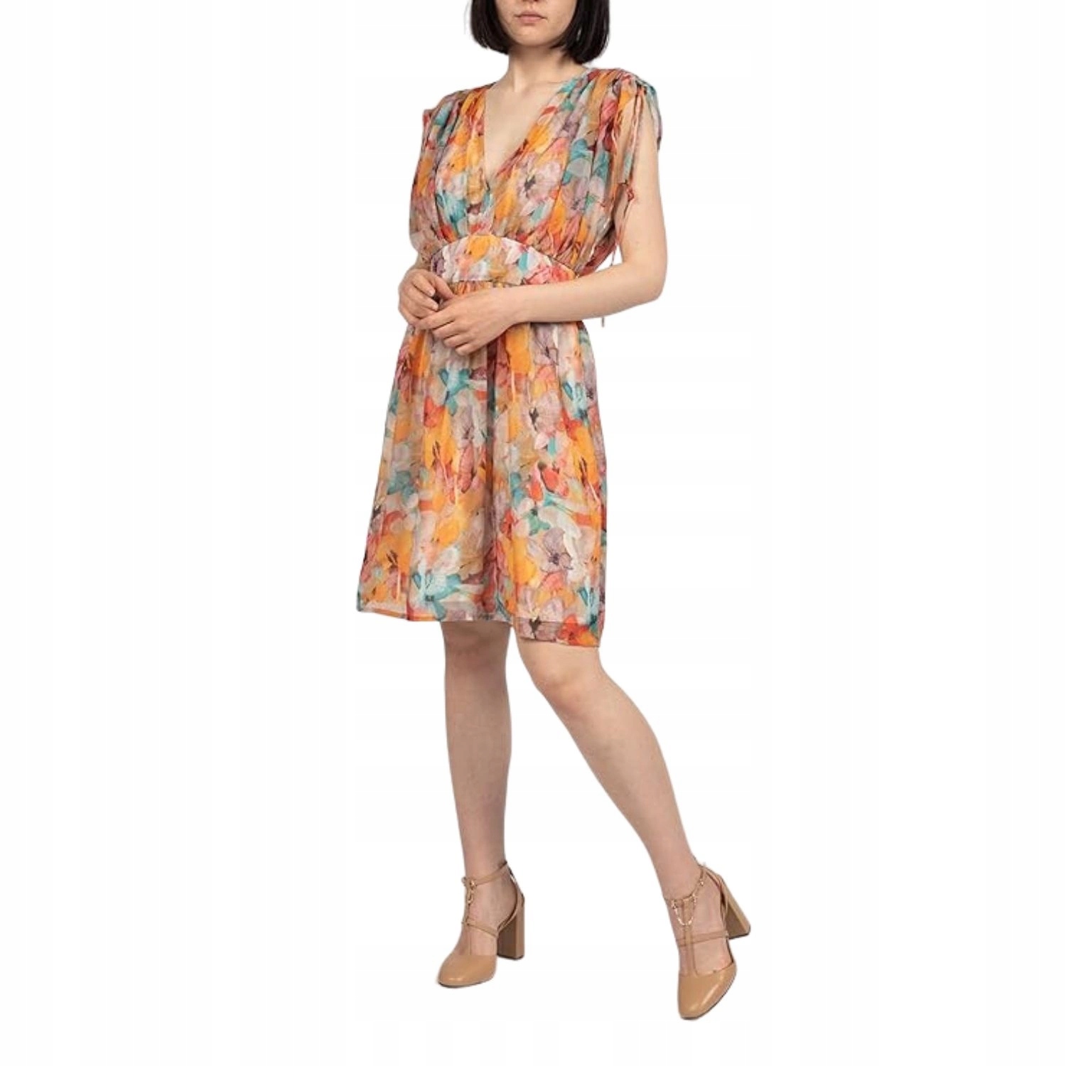 Dámské letní Šaty Liu Jo s barevným vzorem a květinovým vzorem, vel. 38