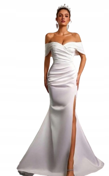 Shein Bílé Do Země, Saténová 40/42 11EA