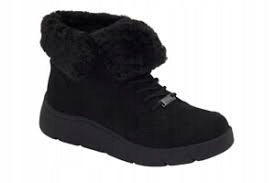Scholl Dámské Černé Kotníkové Boty S Kožíškem A Kůží 36 T_a
