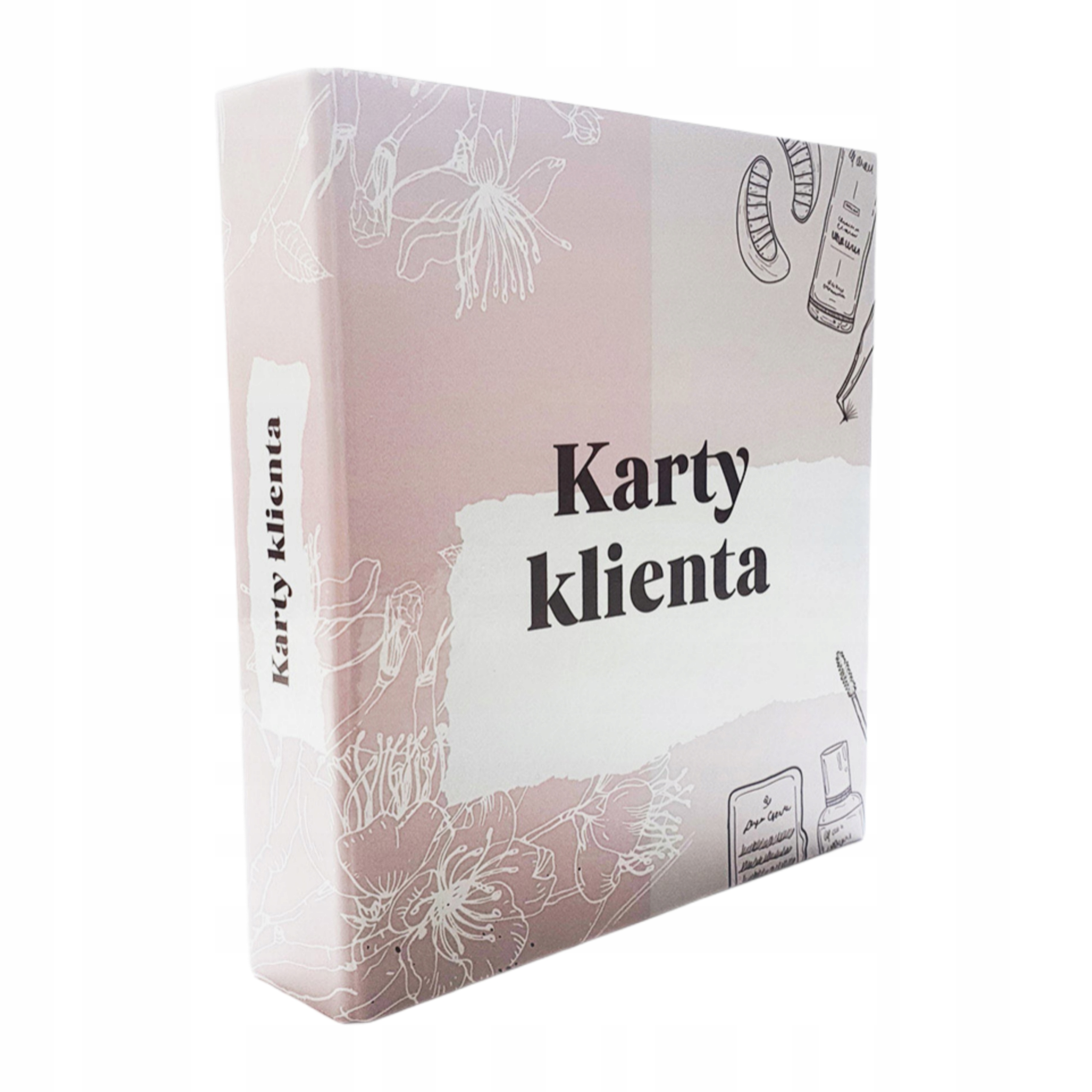 Segregator 80 kart klienta ankiety kosmetyka ogólna