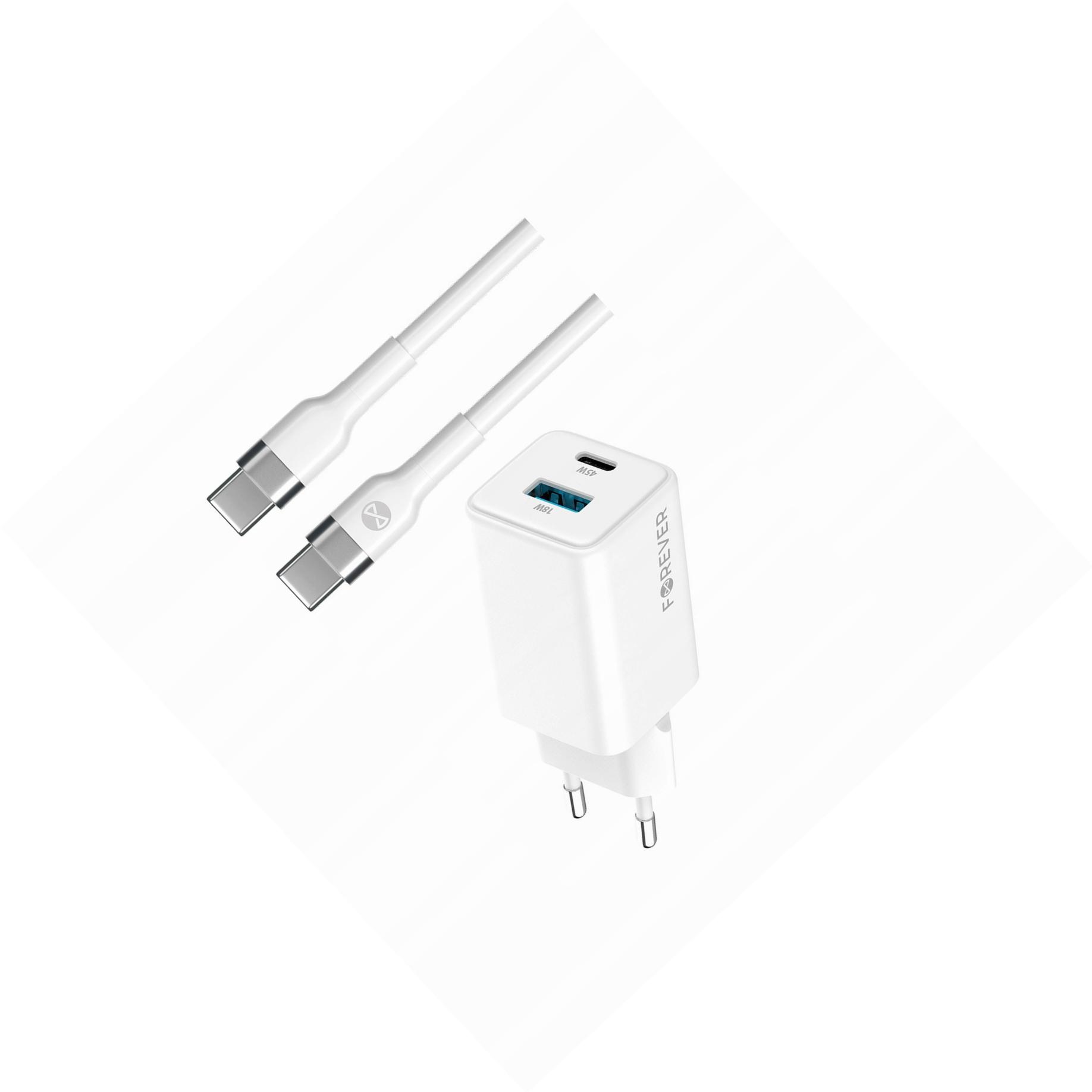 Szybka ładowarka GaN 45W Usb-c z kablem do Samsung Galaxy S9