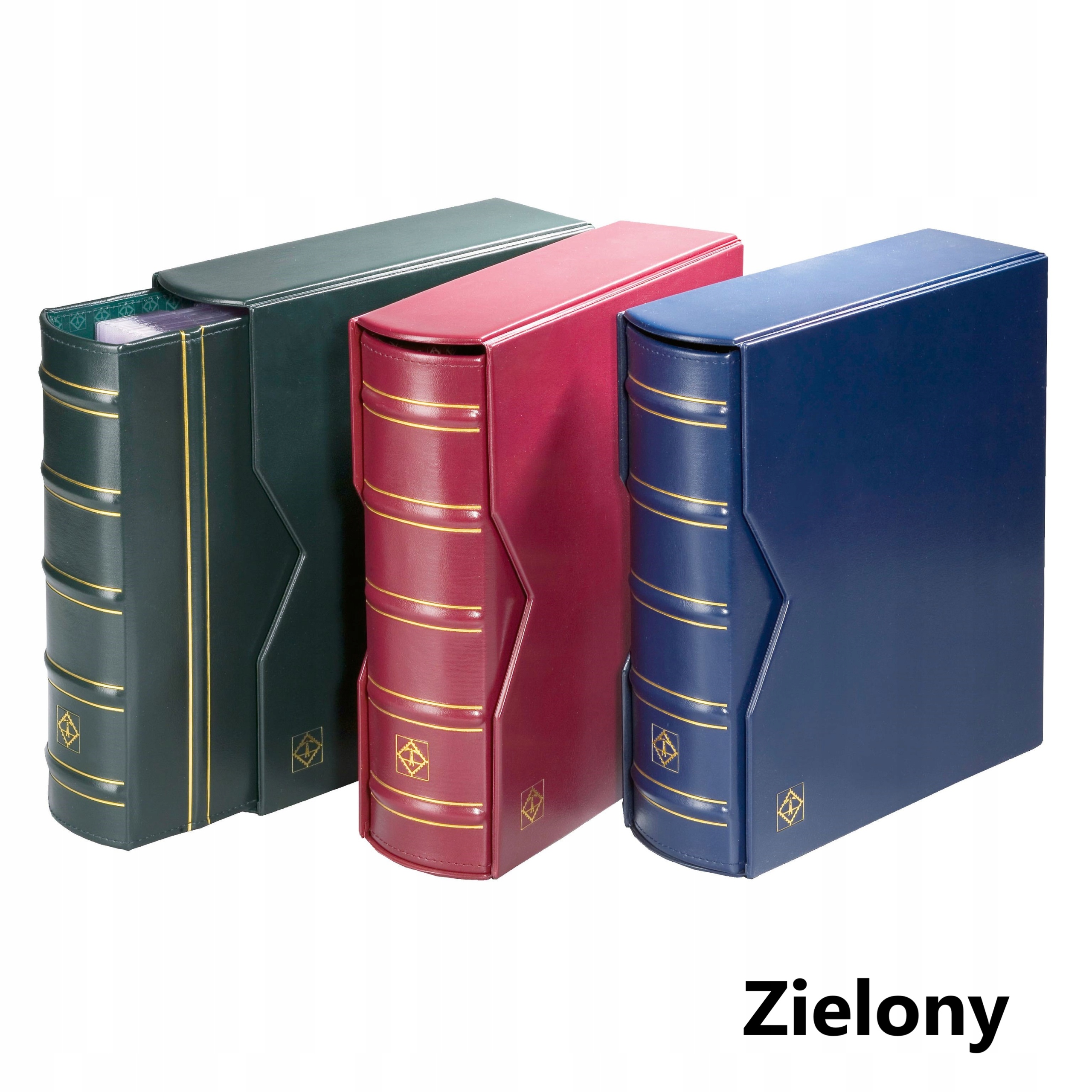 Album Pouzdro Na Známky 20 Stran Optima Gigant Zelená MM-Sbírky