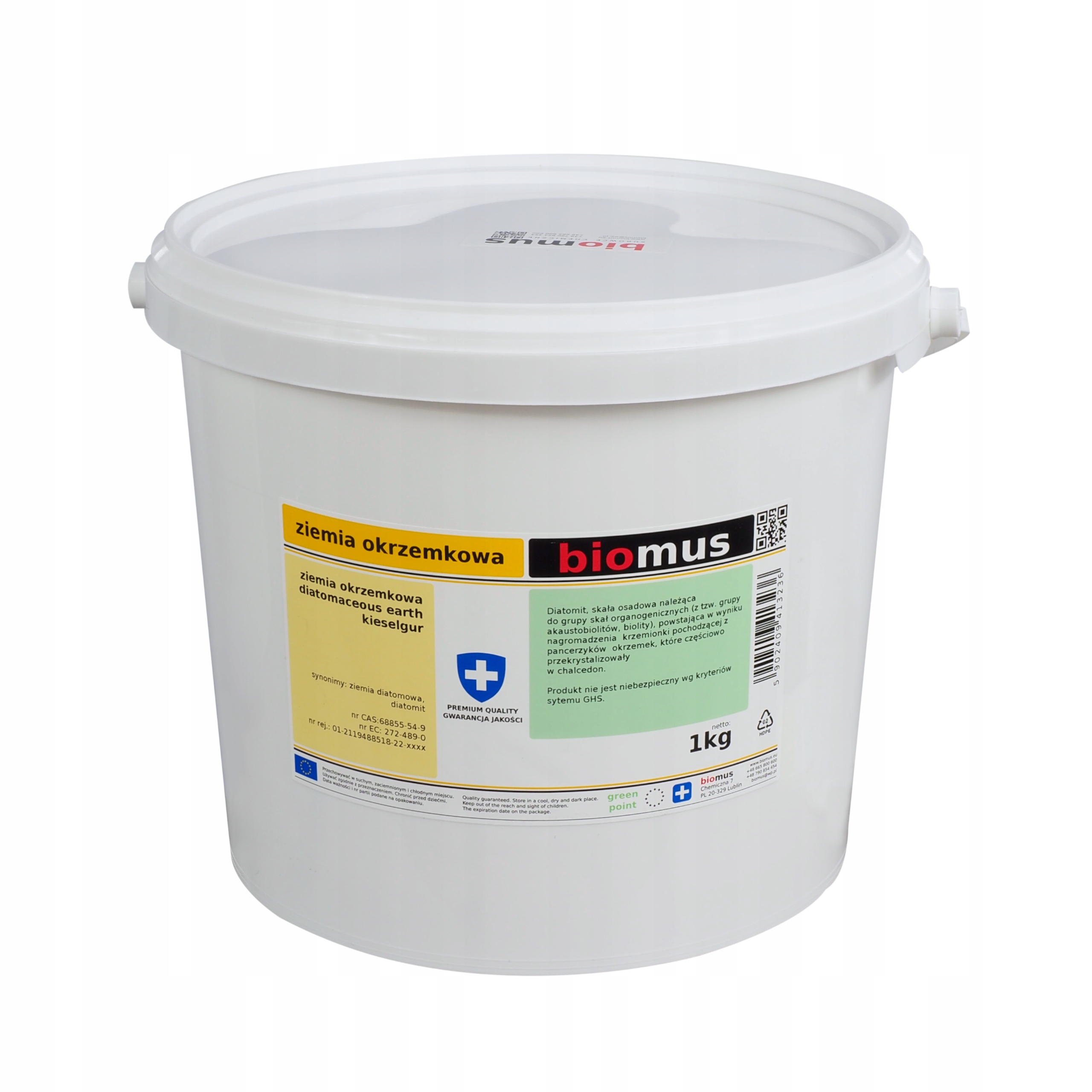 

Ziemia Okrzemkowa Diatomit 1kg Biomus