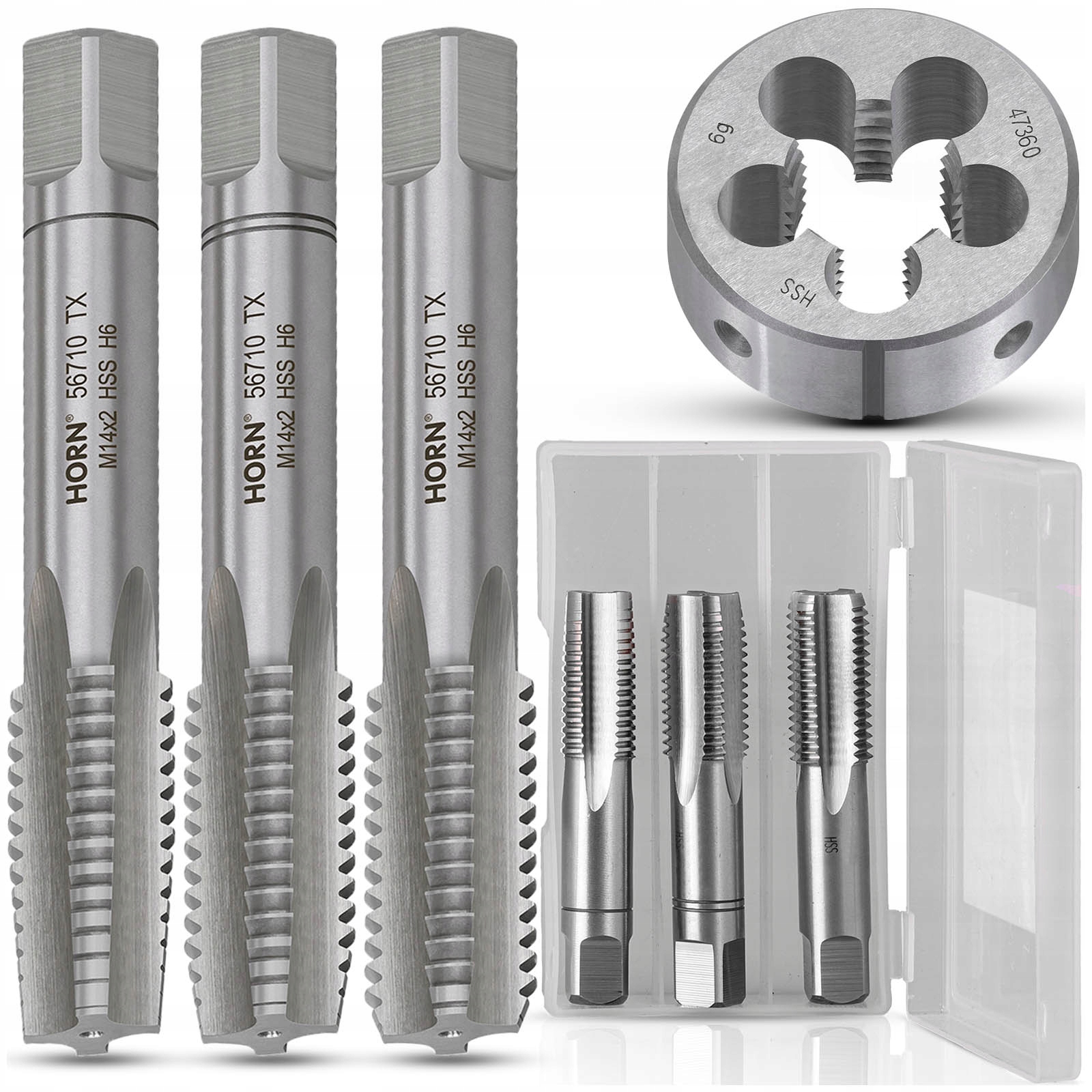 

Gwintowniki Narzynka M14x2 Hss Zestaw 3+1