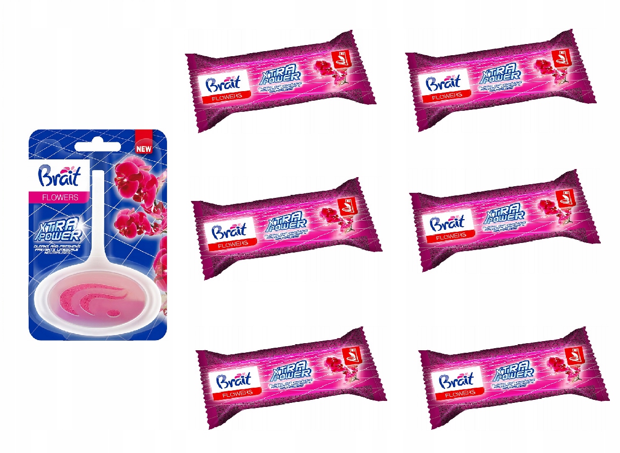 

Brait Kostka Wc 1-faz. Zawieszka+ 6xZapas Flowers