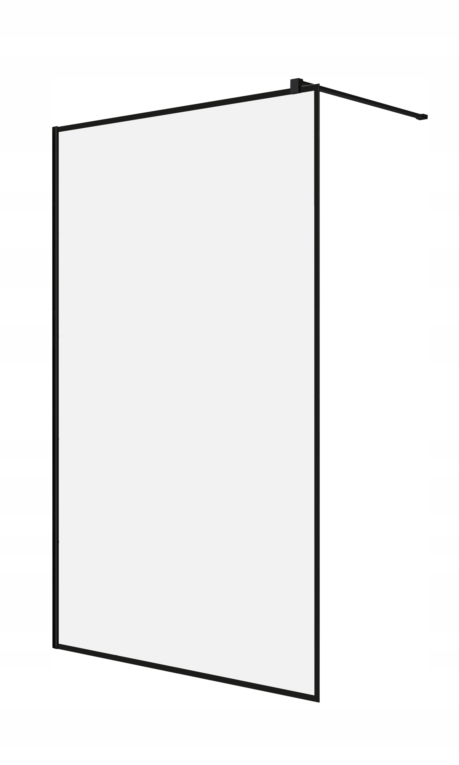 Radaway Nes II Walk-In Frame 80 cm L/p, černý