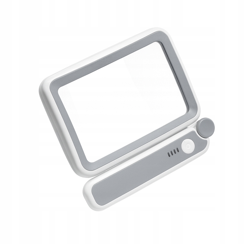 Lupa Na Čtení 12 Led Podsvícená 3,5X Zvětšující Sklo Usbc