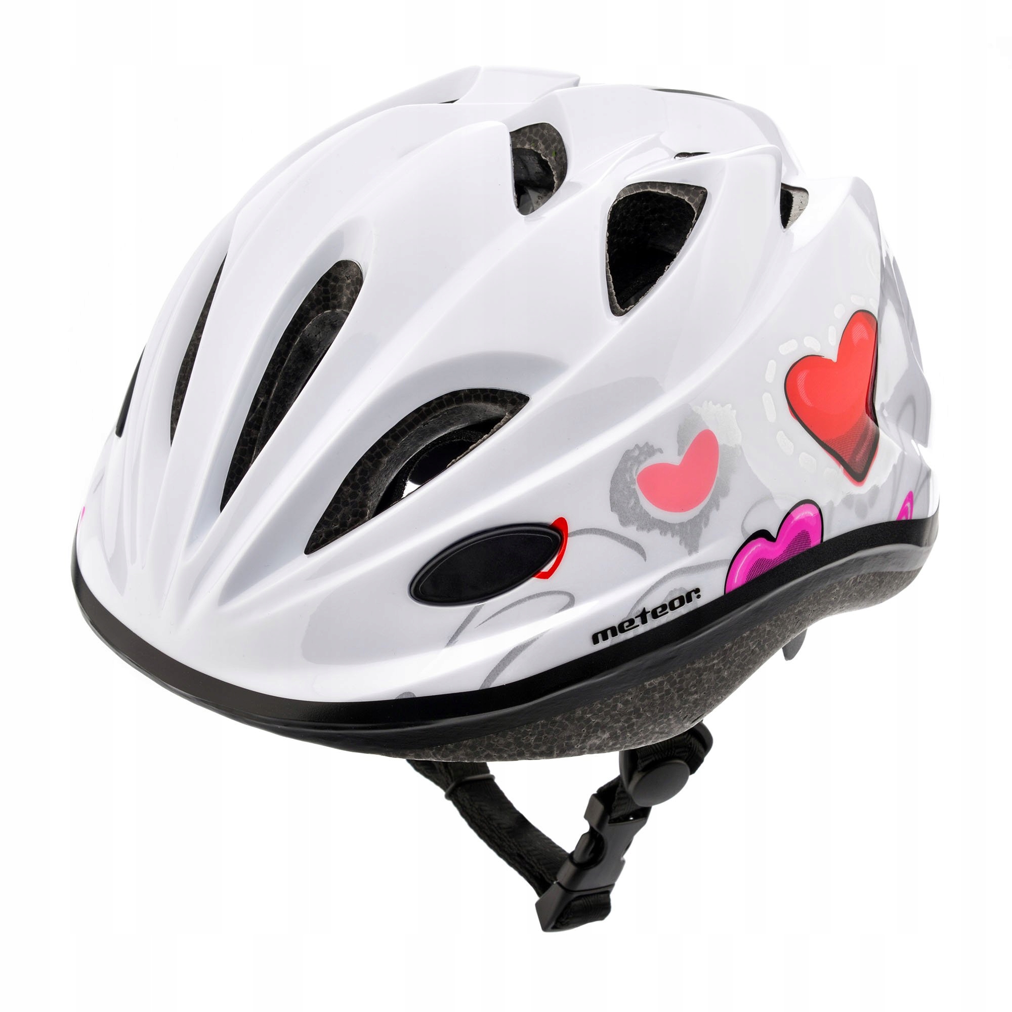 

Kask Rowerowy Dziecięcy Meteor KS07 Hearts S