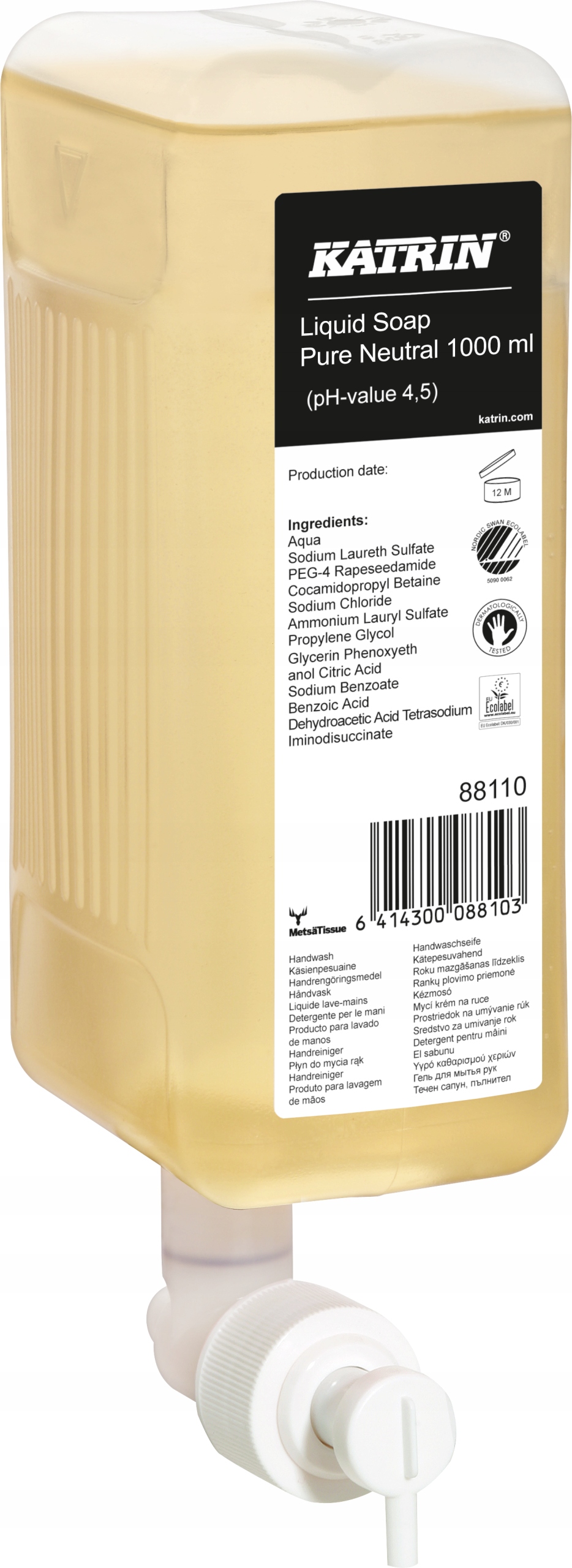 

Mydło Katrin 1L 88110 Pure Neutral Nowość
