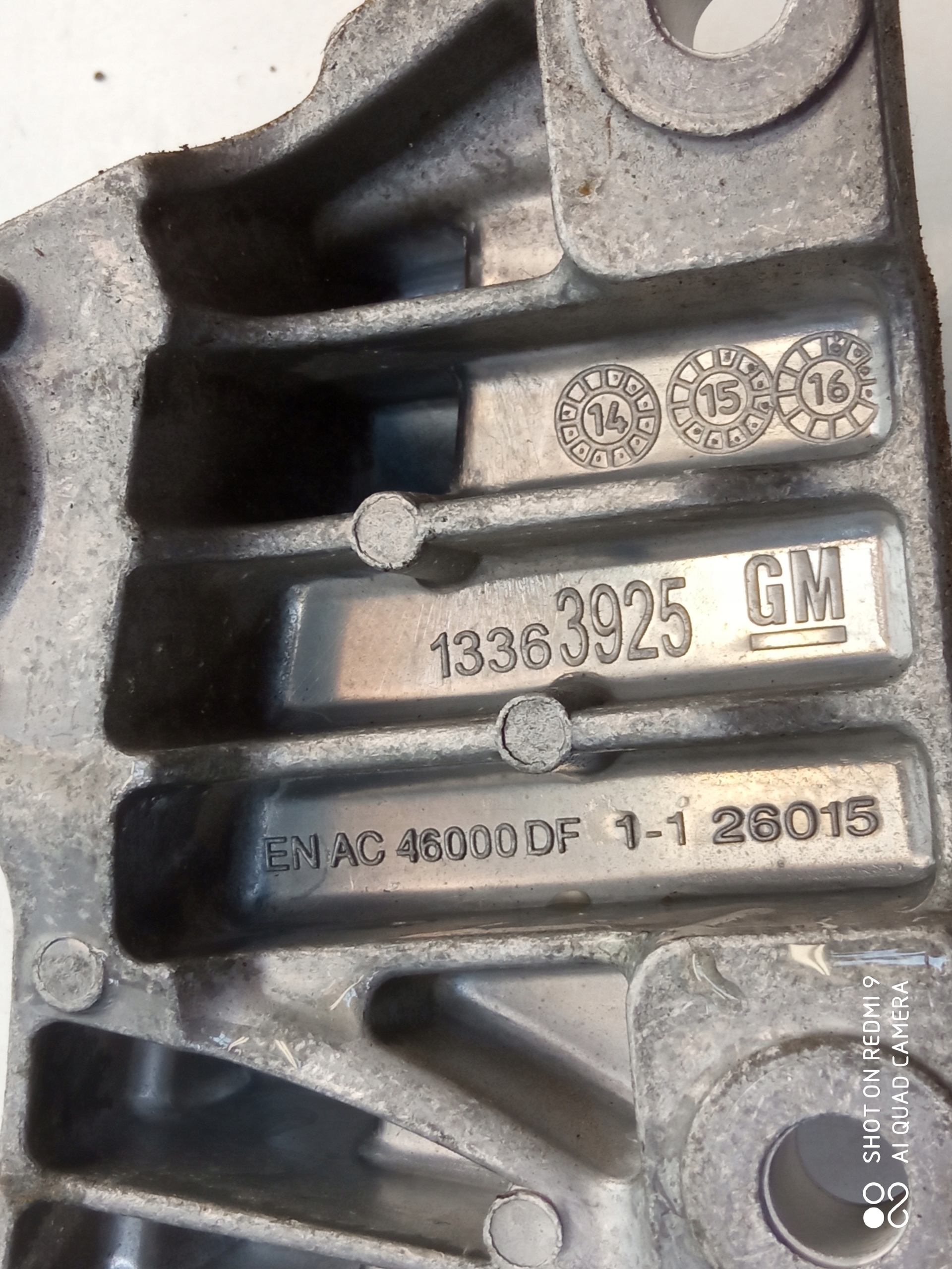 ZAFIRA C ASTRA K holder engine mount 1.6T B16STH