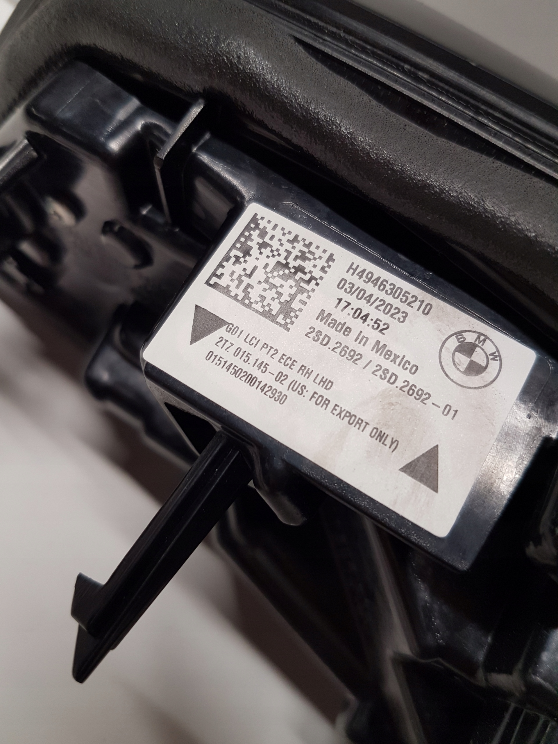 light rear right BMW X3 G01 LCI LED 9463052